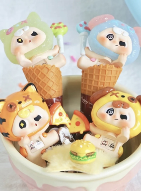 现货Pippy乌阿娃pitty一起开趴系列mini萌粒盲盒潮玩手办摆件礼物