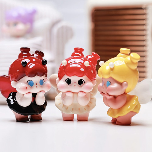 新品现货包邮qoqo花福黛系列萌粒盲盒可爱公仔潮玩摆件送礼物女生