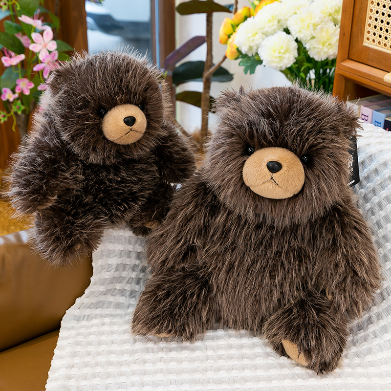 慵懒大狗熊毛绒玩具抱抱熊玩偶棕色泰迪熊公仔送儿童陪伴睡觉抱枕