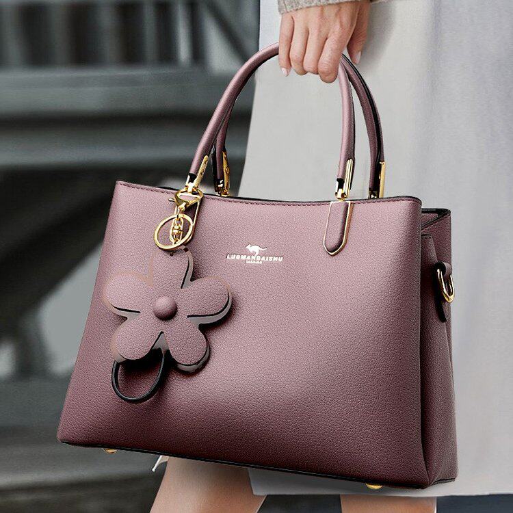 珞曼袋鼠母亲节礼物手提包女包2023新款潮中年女士包包妈妈包婚包