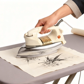 书画宣纸熨烫电熨斗生宣纸烫画装 裱字画干烫书法作品裱画熔胶贴