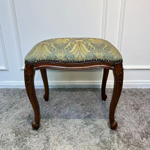 美式实木梳妆凳化妆凳