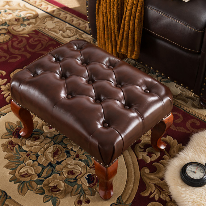 沙发凳换鞋凳实木全实木美式