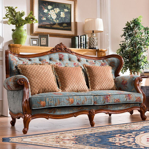 实木组合实木客厅组合欧式