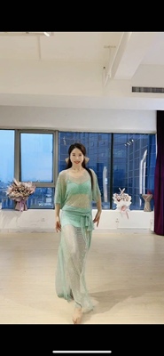 肚皮舞民俗袍子镂空满钻款baladi2022新品saidi表演服演出服班服