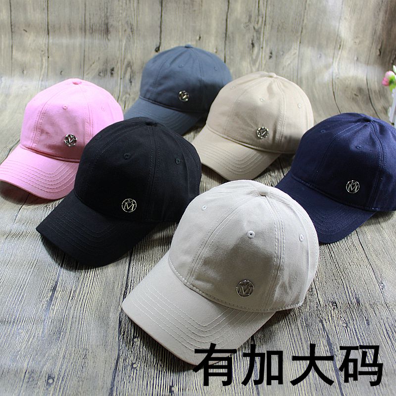 软顶女大头围65cm潮深棒球帽帽子