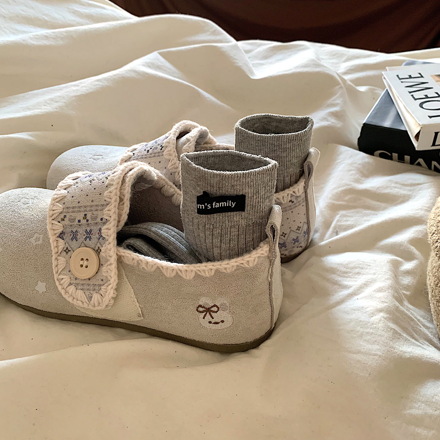 金屿鹿ins复古全包勃肯鞋女20026新款小众配裙子一脚蹬穆勒鞋单鞋,女鞋,勃肯鞋/软木鞋,淘宝优惠券,粉丝福利购,淘宝优惠卷