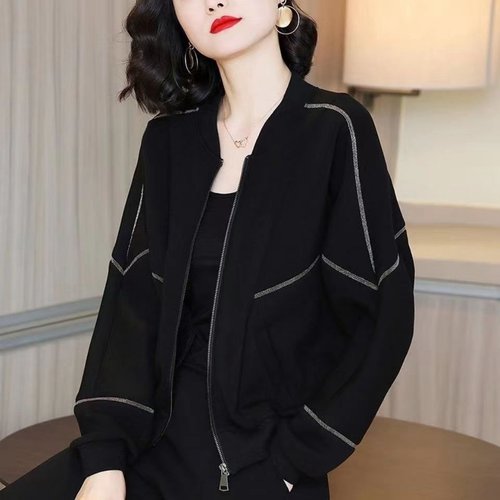 宽松休闲时尚棒球服春秋款显瘦