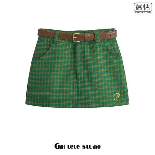 短裙包臀裙美式复古防走光半身裙