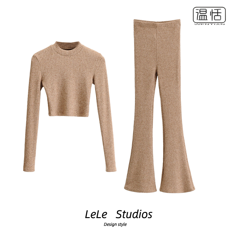 包邮欧美风套头紧身弹力上衣