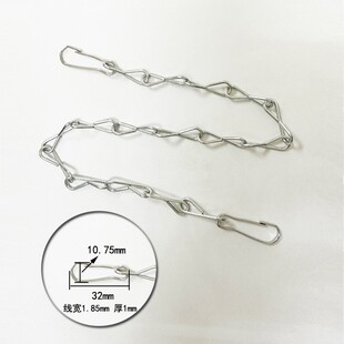 金属链广告牌挂链指示牌带扣灭蚊灯链霓虹灯箱车位挂牌花篮吊链条