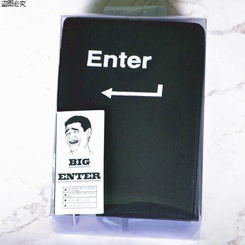 回车键巨大解压键客服上班族号出气超午睡创意发泄枕头enter神器