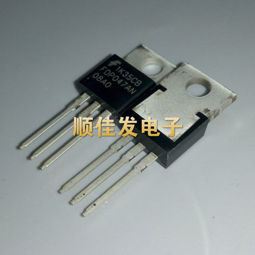 MOS场效应管 FDP047AN08AO FDP047AN 直插TO-220 全新原装