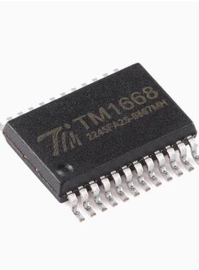 全新原装 TM1668 SSOP-24 带键盘扫描接口的LED驱动控制IC  10个