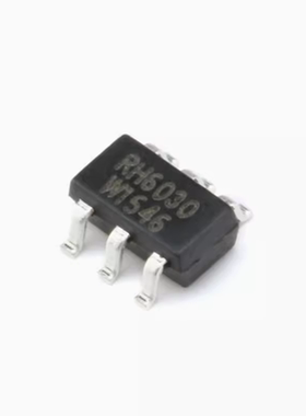 原装贴片RH6030 SOT23-6融合单键触摸按键IC单声道电容式触摸10个