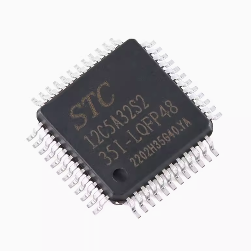 原装正品 STC12C5A32S2-35I-LQFP48 1T 8051微处理器单片机芯片