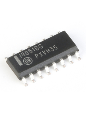 原装 贴片 MC14051BDR2G SOIC-16 8通道模拟多路复用器芯片 5个