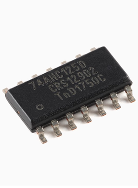 原装74AHC125D,118 SOIC-14 四通道缓冲器/线路驱动器；三态 10个