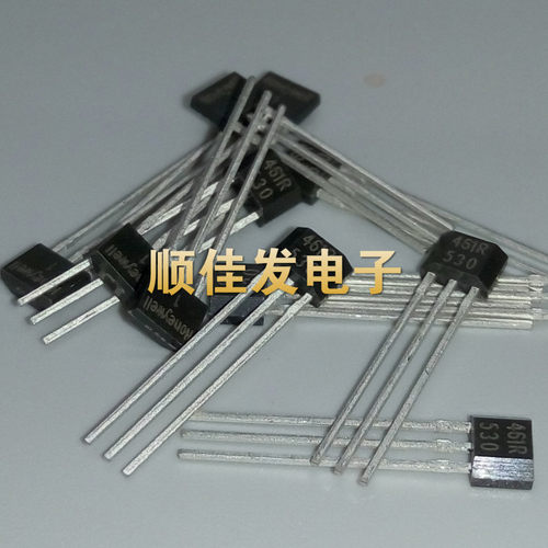 霍尔元件SS461R双极自锁型霍尔电路 开关量输出数字开关 461R 5个