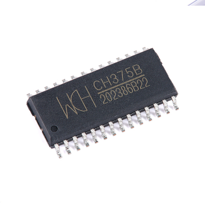 原装正品 CH375B SOIC-28 USB总线接口芯片