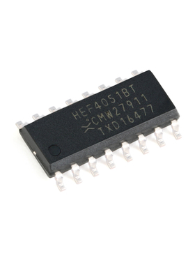 原装 HEF4051BT,653 SOIC-16 8通道模拟多路复用器分解器芯片10个