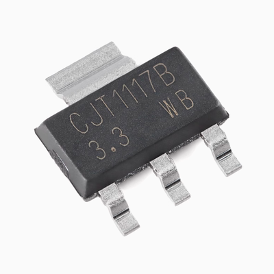 全新原装CJT1117B-3.3 SOT-223 3.3V 1A 低压差线性稳压器 10个