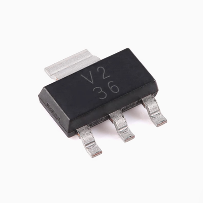 全新 TLV1117IDCYR SOT-223-4 可调式800mA 线性稳压器芯片 10个