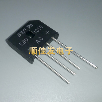 全新原装KBU1010 10A1000V 直插4脚 扁桥 整流桥/桥堆 直拍 10个