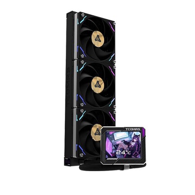 钛钽水冷LG700 PRO/LX800 PRO钛坦360水冷CPU散热器2.8/3.5寸屏幕