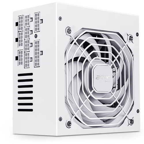 Acer宏碁AC550 AC650 AC750铜牌全模组1000W台式电脑ATX电源白色