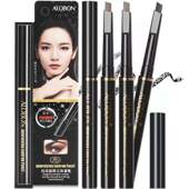 雅邦自动旋转立体水滴切面眉笔咖色眉粉画眉毛防水防汗持久不晕染