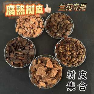 兰花专用腐熟发酵松树皮柳树皮奥奇亚塔蝴蝶兰多肉蓝莓专用树皮