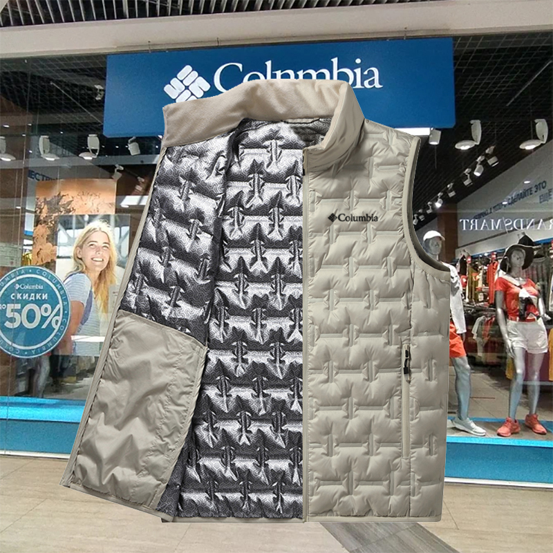 哥伦新款羽绒马甲秋冬户外运动