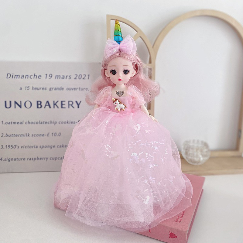 荟妍公主32厘米芭芘娃娃库洛米月桂狗婚纱女孩音乐礼物儿童玩具