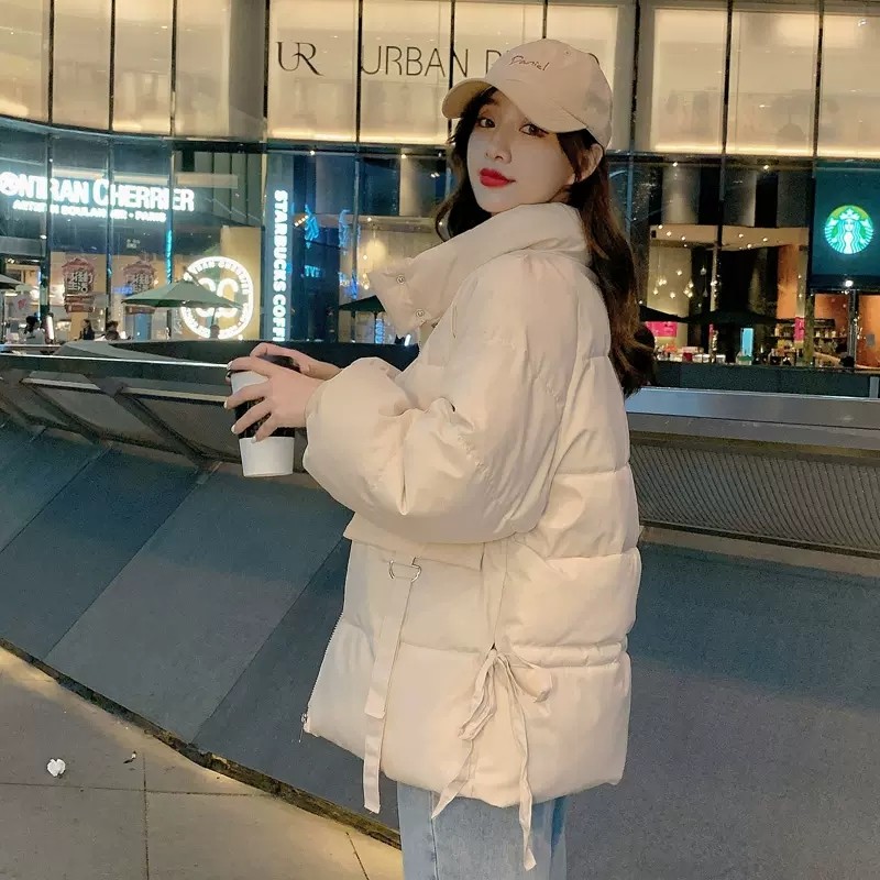 棉服女外套韩版短款面包服小个子大码港风宽松羽绒服学生胖MM