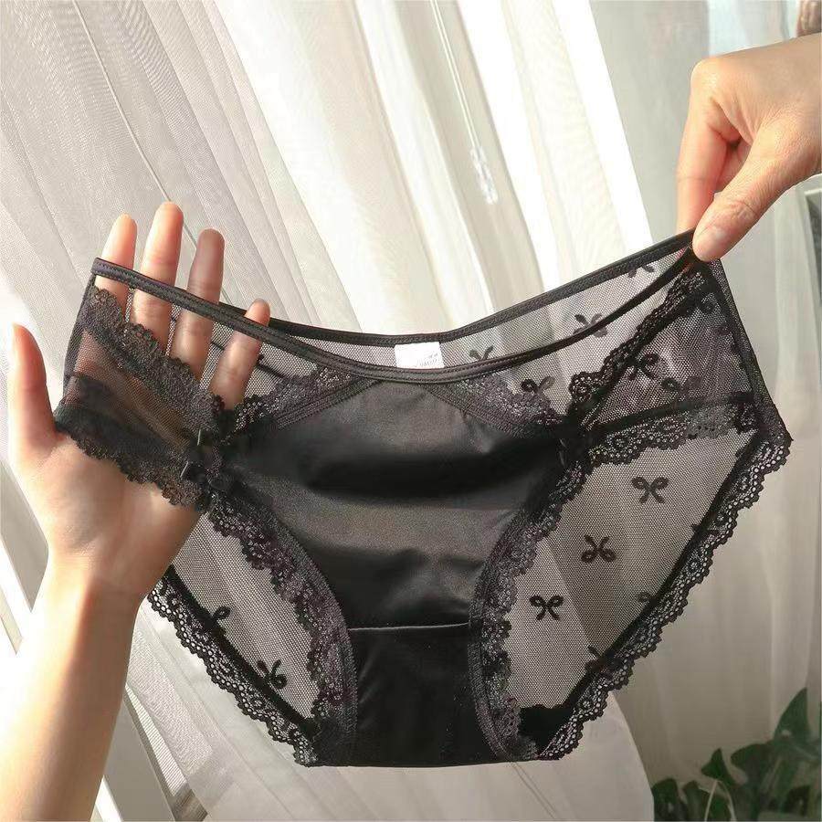 2025新款法式纯欲风蕾丝内裤女士中腰性感纯棉档7A级抗菌三角裤生,女士内衣/男士内衣/家居服,男三角内裤,淘宝优惠券,粉丝福利购,淘宝优惠卷