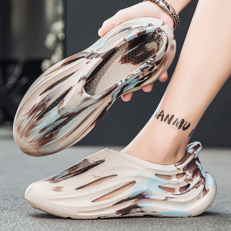 全包椰子洞洞鞋男夏季外穿踩屎感运动开车手术室大码45沙滩洞洞鞋