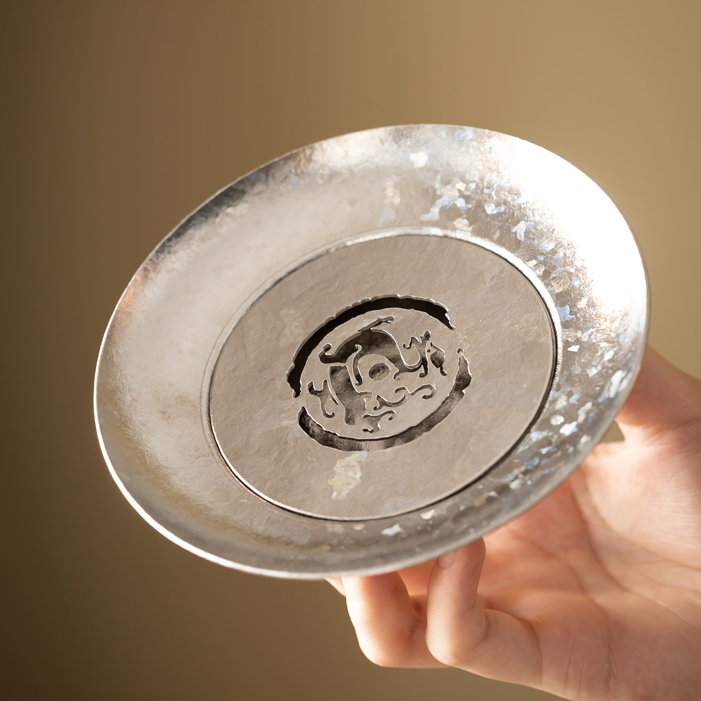 纯钛壶承盘干泡台紫砂壶托茶承茶壶垫功夫茶具茶台茶道配件禅意