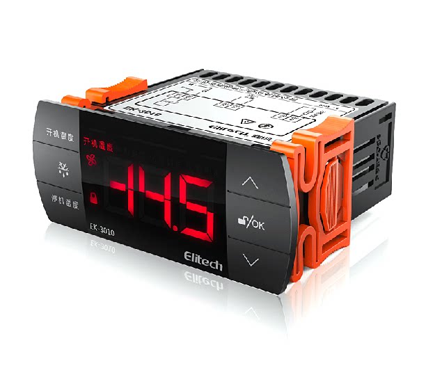 精创触屏温控器 ek-3010冷库冷冻海鲜机商超柜点菜柜蛋糕柜温控仪