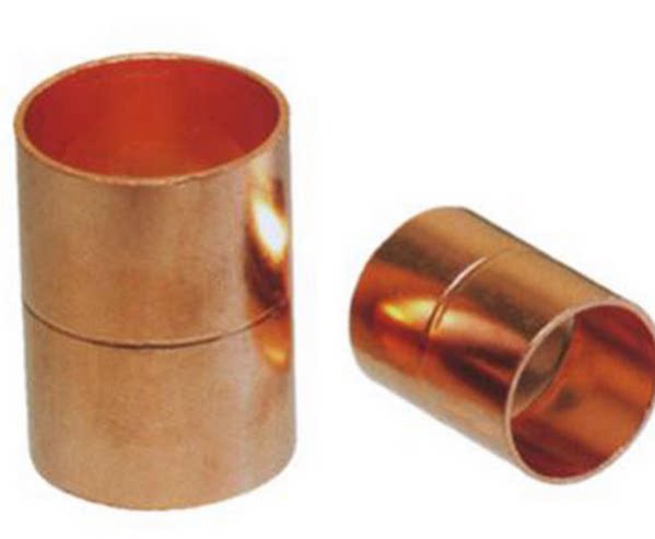 奥通铜直接-等径 Φ16铜对接铜束接焊接铜管红铜接头二通直接头