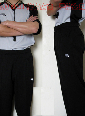 121体育皇冠热销★CBA裁判服装/篮球裁判员/安*篮球裁判裤/黑色