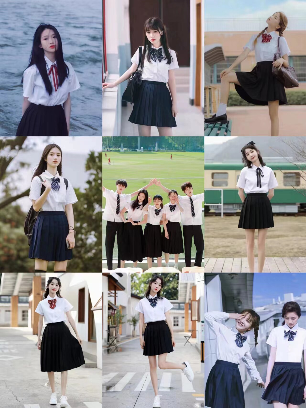 出租高中班毕业韩版学生校服