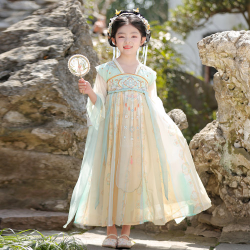 汉服女童夏装儿童2026新款古风