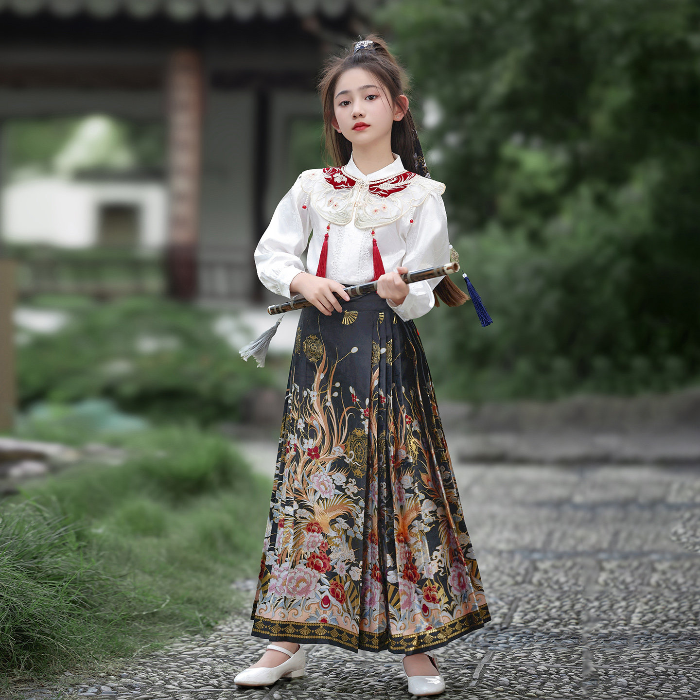女童汉服2026新款春秋儿童马面裙图片