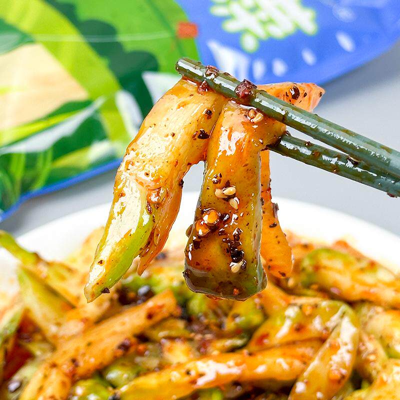 鹅滋道春日儿菜重庆麻辣鲜香凉拌菜脆嫩爽口抱子芥菜下饭菜顺丰