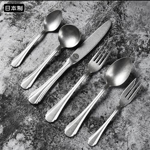 青芳制作所日本不锈钢餐具复古
