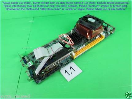 Advantech PCA-6010VG工业SBC照片，sn：6843， E7500 2.9GH