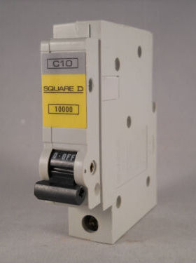 QO110EC10 Square D QOE MCB 10 Amp Single Pole Qwikline Break