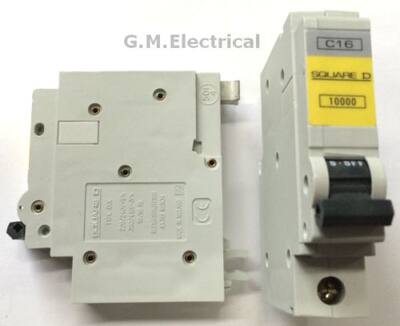 QO116EC10 SQUARE D QOE 16 AMP TYPE C 16A MCB BREAKER C16 QO1