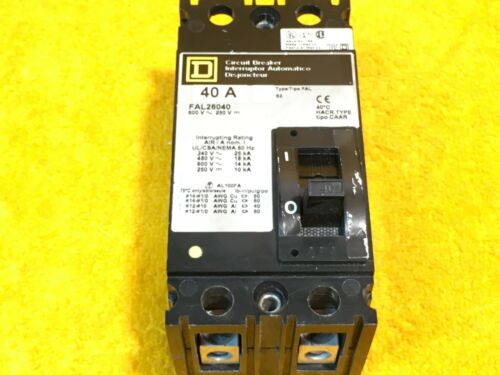 FAL26040 Perfetto Square D Fal26040 40 Amp 2-pole 600 Volt I